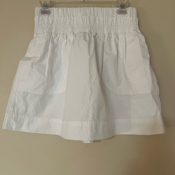 Anthropologie Maeve White Paperbag Skort - Picture 8 of 16